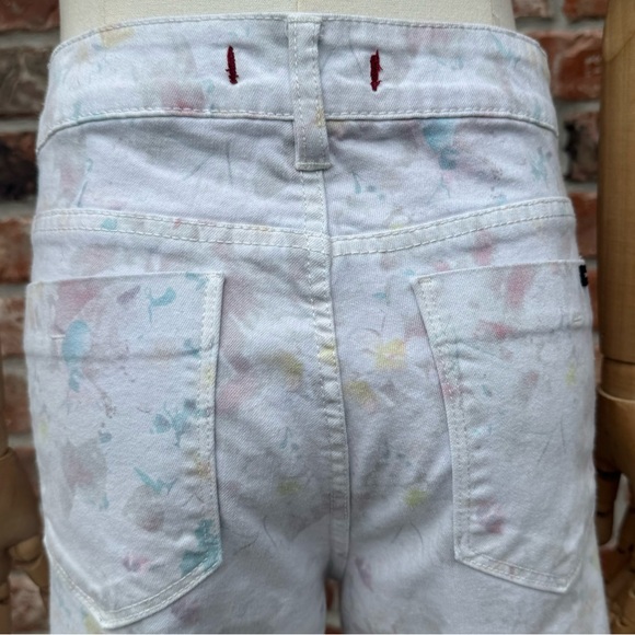 Anthropologie Wandering Watercolor floral print jeans /29 / Excellent condition - Picture 12 of 16